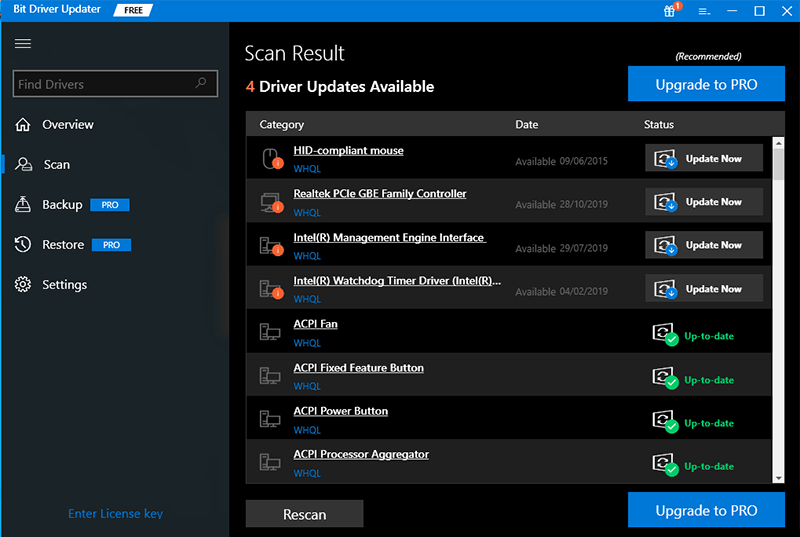 Bit driver updater - free scan drivers