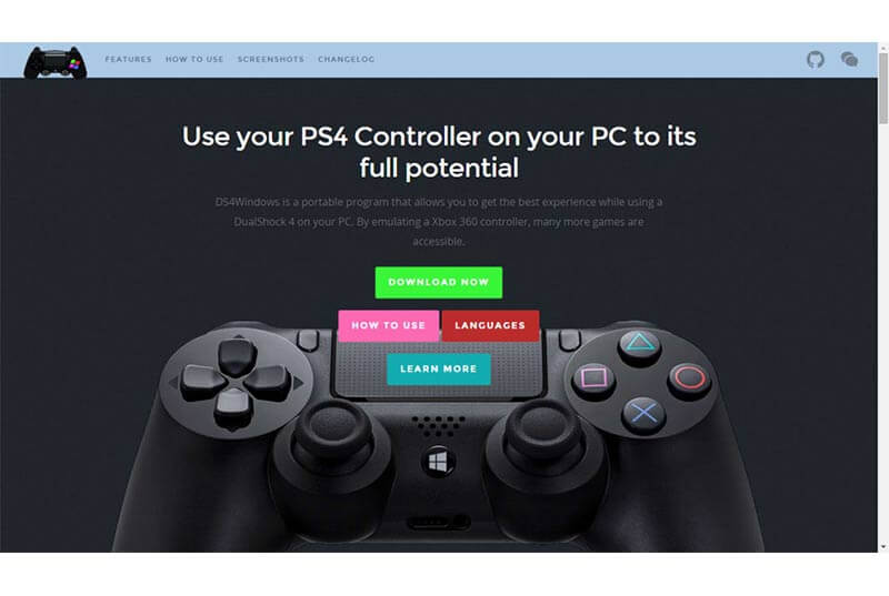 DS4Windows- portable program that allows you to get the best experience while using a DualShock 4 on your PC