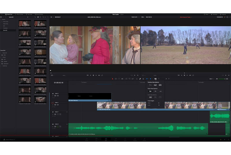 Davinci Resolve- world's only solution that combines professional 8K editing, color correction, visual effects and audio post production