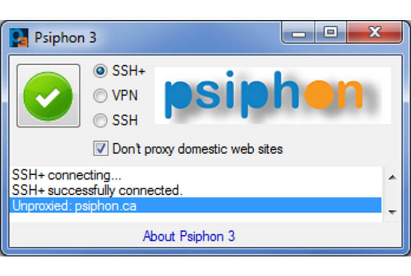 Psiphon- Uncensored Internet access for Windows and Mobile