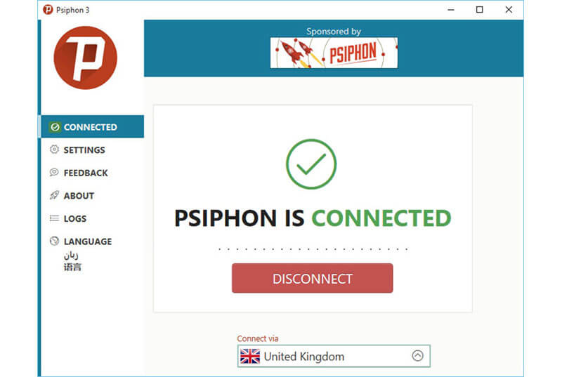 Psiphon- free and open-source Internet censorship circumvention tool