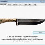RAR File opener knife free download