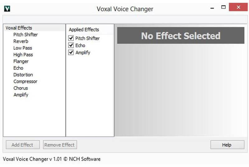 Voxal Voice Changer- an interesting tool that lets you modify your voice in real time
