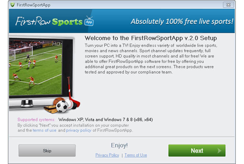 firstrow sport free download