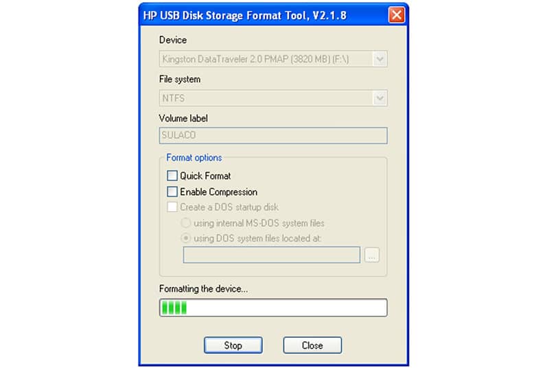 HP USB Disk Storage Format- reliable, fast, and secure USB
