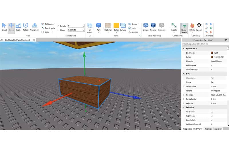 roblox studio- allows users to create custom games and content for Roblox