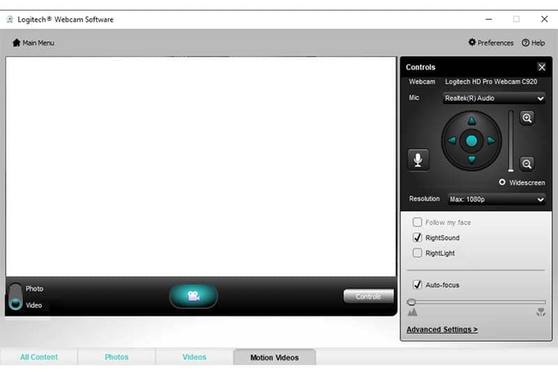 Logitech Webcam Software-free utility tool for Windows PC