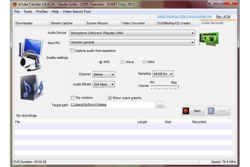 atube catcher- freeware tool aimed at downloading videos