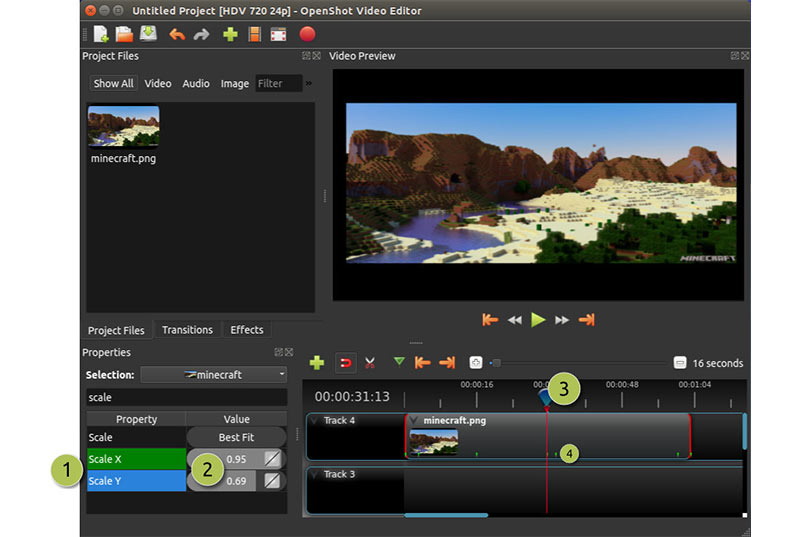 openshot video editor download -animation-overview
