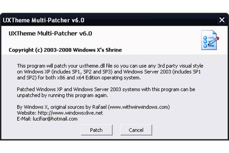 uxtheme multi patcher for windows