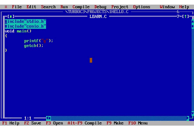 Turbo C download for pc